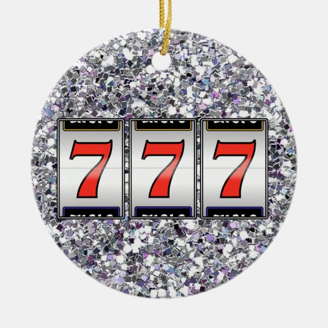 Ornamento De Cerâmica Jogo - Vegas (Frente)