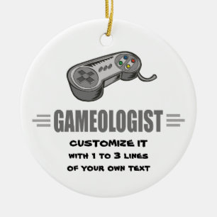 Ornamento De Cerâmica Jogos Humorísticos