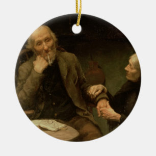 Ornamento De Cerâmica John Anderson, meu Jo, 1894 (óleo em canvas)