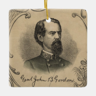 Ornamento De Cerâmica John B. Gordon