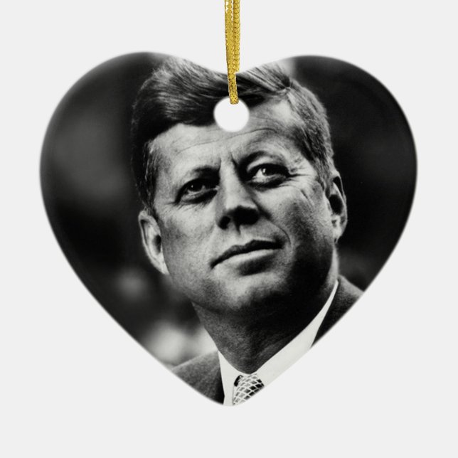 Ornamento De Cerâmica John F Kennedy (Frente)