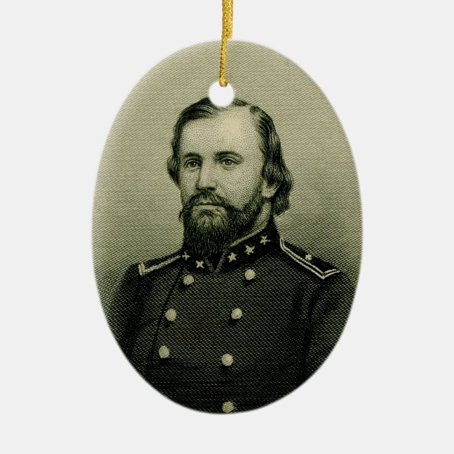 Ornamento De Cerâmica John Hunt Morgan (Frente)