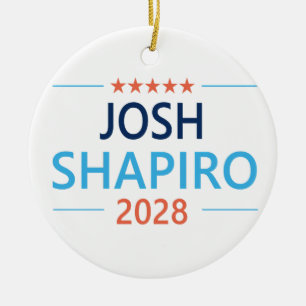 Ornamento De Cerâmica Josh Shapiro 2028