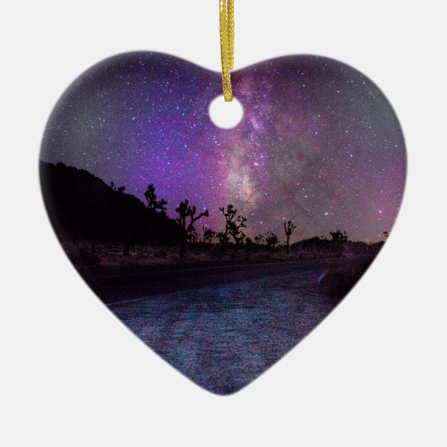 Ornamento De Cerâmica Joshua tree National Park Via Látea (Frente)