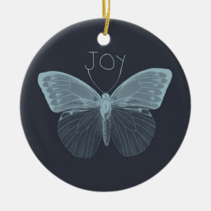Ornamento De Cerâmica Joy Butterfly