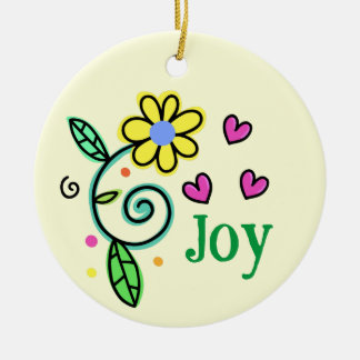 Ornamento De Cerâmica Joy Ornament