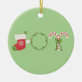 Ornamento De Cerâmica Joy Ornament