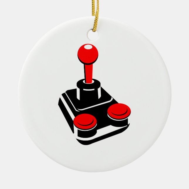 Ornamento De Cerâmica Joystick (Frente)