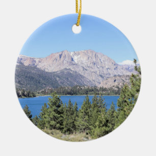 Ornamento De Cerâmica June Lake & Eastern Sierra Nevada Mountains, CA