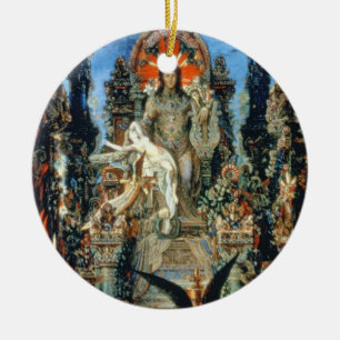 Ornamento De Cerâmica Jupiter e Semele, 1894-95 (óleo em canvas)