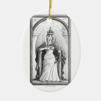 Ornamento De Cerâmica Justiça