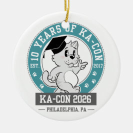 Ornamento De Cerâmica KACON 2026 Keepsake Ornament