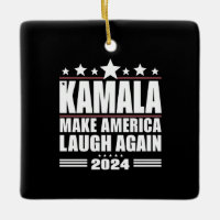 Kamala Faça a América Rir Novamente Bandeira Ameri