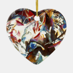 Ornamento De Cerâmica Kandinsky Abstrato Composição VI