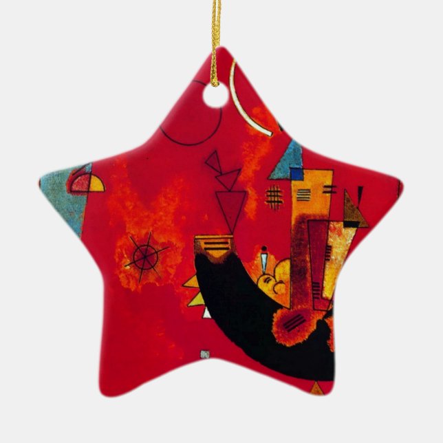 Ornamento De Cerâmica Kandinsky Mit und Gegen (Frente)