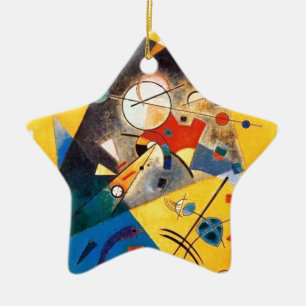 Ornamento De Cerâmica Kandinsky Quiet Harmony Abstrato Art