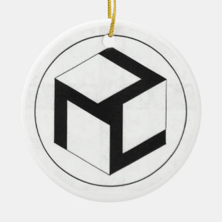 Ornamento De Cerâmica Kanji de Reiki e Antahkarana fêmea