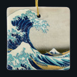 Ornamento De Cerâmica Katsushika Hokusai - The Great Wave off Kanagawa<br><div class="desc">The Great Wave off Kanagawa / The Wave - Katsushika Hokusai,  1829-1833</div>