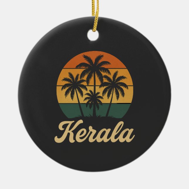 Ornamento De Cerâmica kerala índia (Frente)