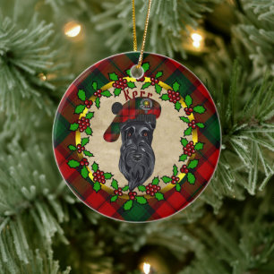 Ornamento De Cerâmica Kerr Scottie Dog Cerâmica Ornamento