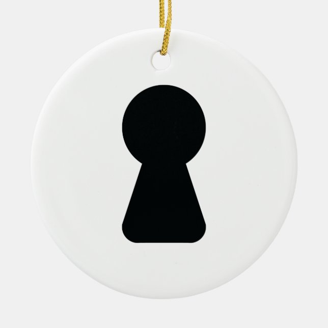 ORNAMENTO DE CERÂMICA KEYHOLE (Frente)