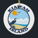 Ornamento De Cerâmica Kiawah Island.<br><div class="desc">Kiawah Island.</div>
