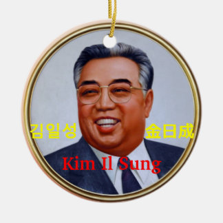 Ornamento De Cerâmica Kim Il Sung #2
