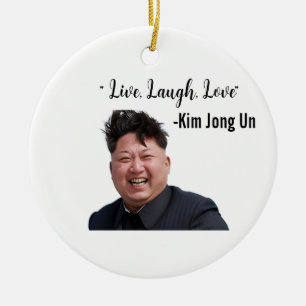 Ornamento De Cerâmica Kim Jong Un, Viva, Ria, Ame, Presente de Meme