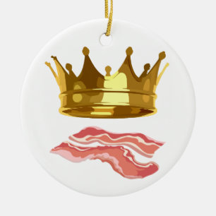 Ornamento De Cerâmica King Bacon