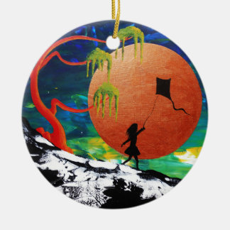 Ornamento De Cerâmica Kite.