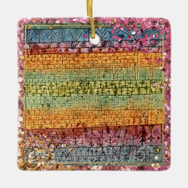 Ornamento De Cerâmica Klee - Esparto do Enfermeiro da Árvore (Frente)