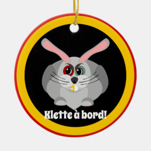 Ornamento De Cerâmica Klette à bordo - folclore belga