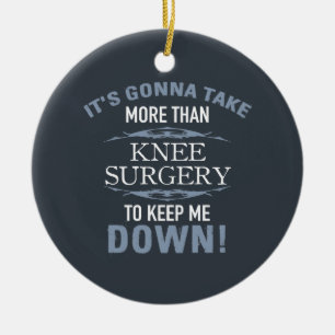 Ornamento De Cerâmica Knee Surgery Humor