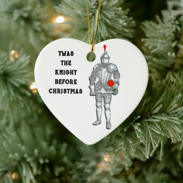 Ornamento De Cerâmica Knight Before Christmas (Árvore)