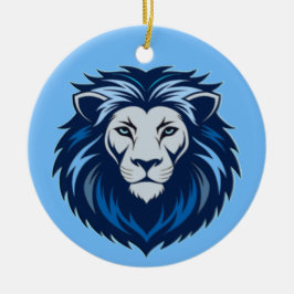 Ornamento De Cerâmica Kolbie-Lion emote