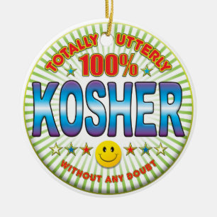 Ornamento De Cerâmica Kosher totalmente