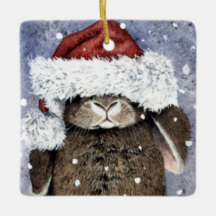 Ornamento De Cerâmica Kris Kringlypaws