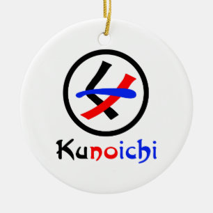 Ornamento De Cerâmica Kunoichi Feminina くノ一