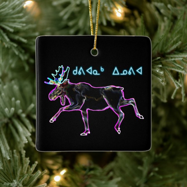 Ornamento De Cerâmica Kuvianak Innovia - Moose Elétrica (Árvore)