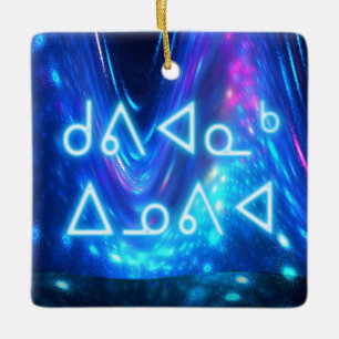 Ornamento De Cerâmica Kuvianak Innovia - Qaanaaq - Luzes de Norte