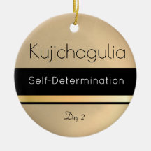 Kwanzaa Kujichagulia Dourado Dia Branco Negro 2