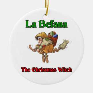 Ornamento De Cerâmica La Befana a bruxa do Natal.