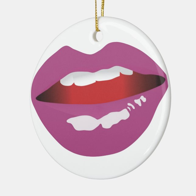 Ornamento De Cerâmica La Bouche (Esquerda)