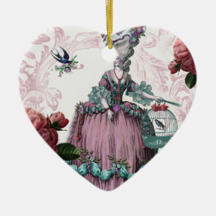 Ornamento De Cerâmica la cage aux oiseaux (gaiola de pássaros)