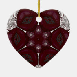Ornamento De Cerâmica Lábios Flor Prem Mandal