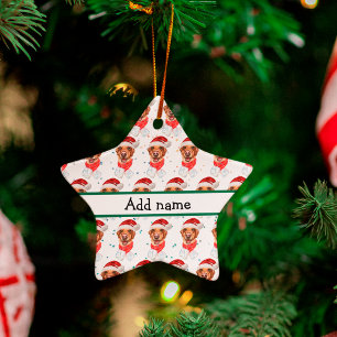 Ornamento De Cerâmica Labrador Dog Breed Christmas