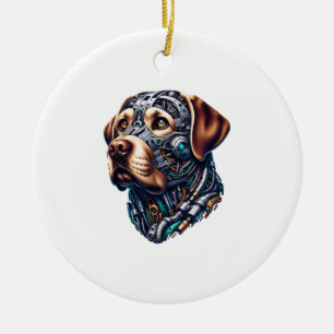 Ornamento De Cerâmica Labrador Lover Android Inspirou Arte