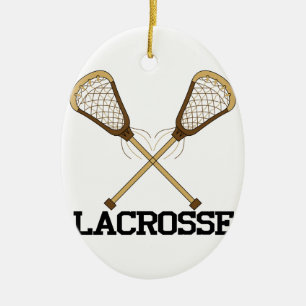 Ornamento De Cerâmica Lacrosse