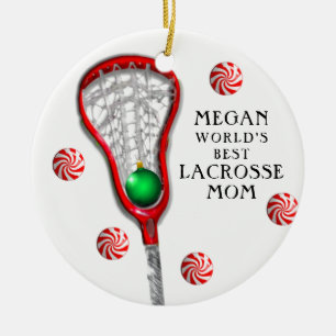 Ornamento De Cerâmica Lacrosse Mãe
