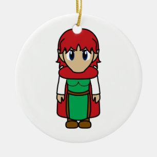 Ornamento De Cerâmica Laekinn e Iorekua